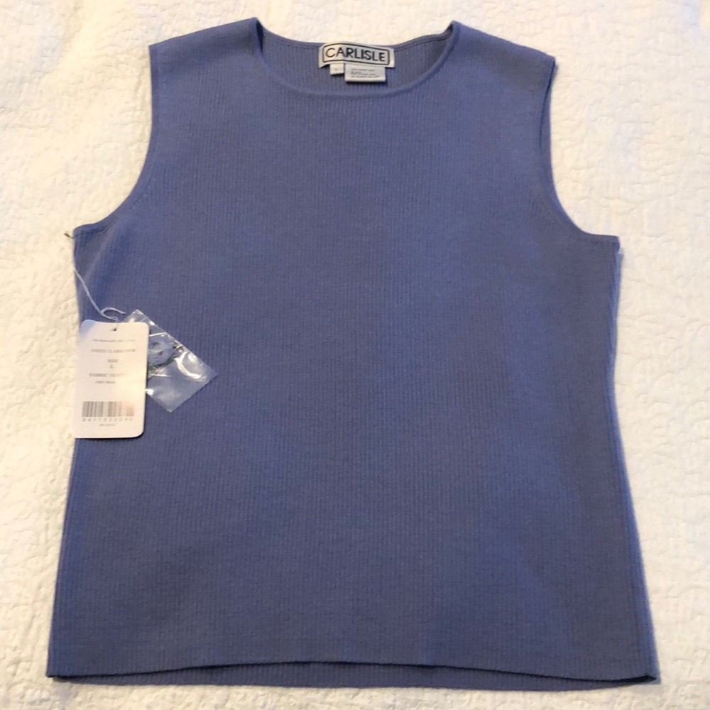 NWT Carlisle 100% Merino Wool Shell in Larkspur